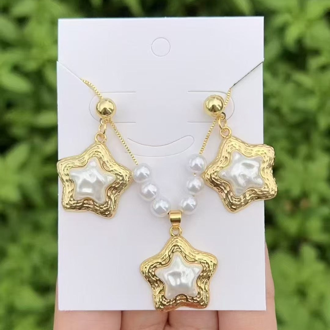 ✨Set Estrella Elegante - Oro Laminado