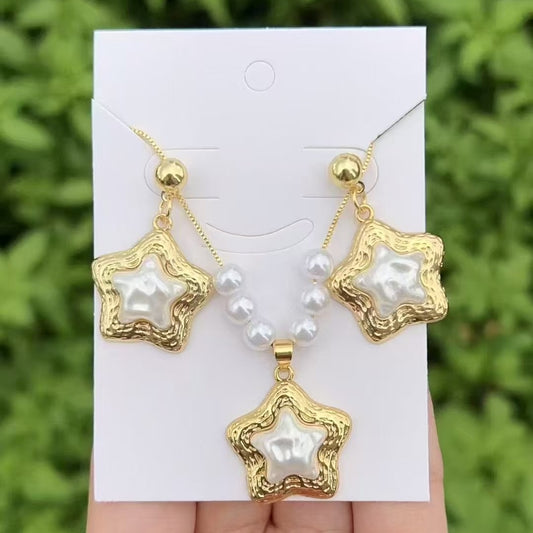 ✨Set Estrella Elegante - Oro Laminado