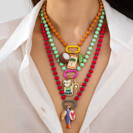 ✨Collar Tropical – Oro Laminado