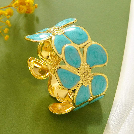 ✨Brazalete  Flor – Stainless Steel